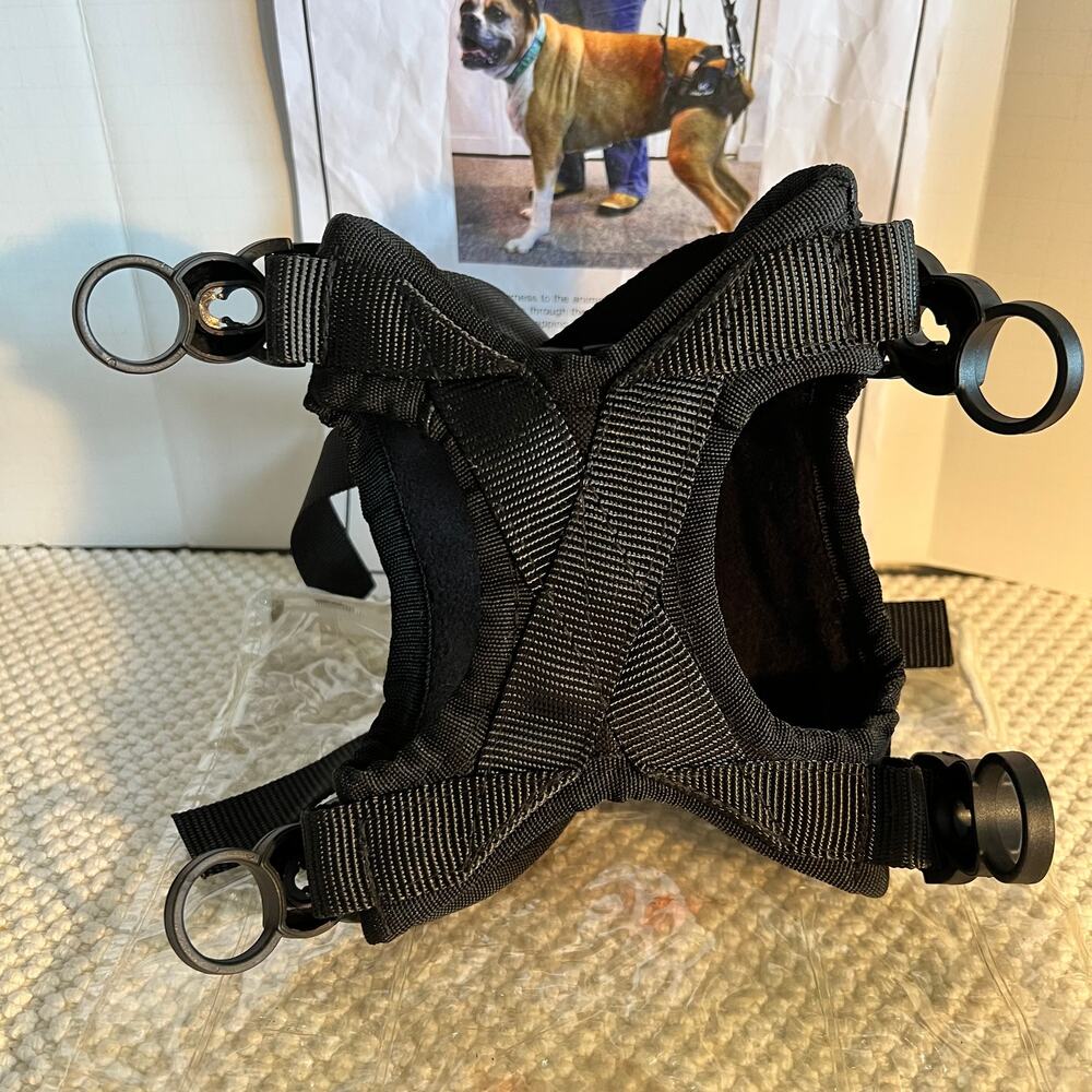 Walkin’ Lift Clip-on Harness rear-leg mobility lifting handicapped pets. XSmall - Picture 6 of 11